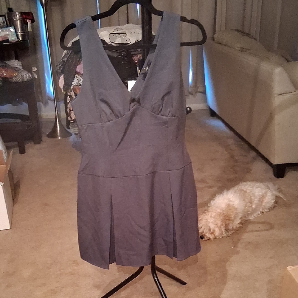 19 Cooper Slate Gray Sleeveless Dress